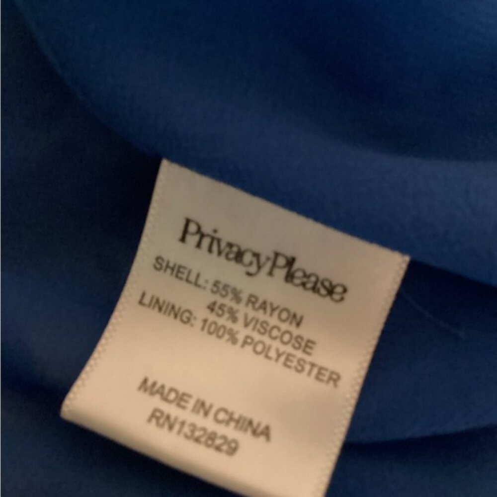 PRIVACY PLEASE Mini Wrap Dress Sz M - Picture 6 of 7